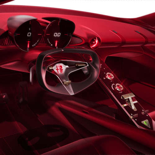 2026 Alfa Romeo Cuorerosso Concept Interior